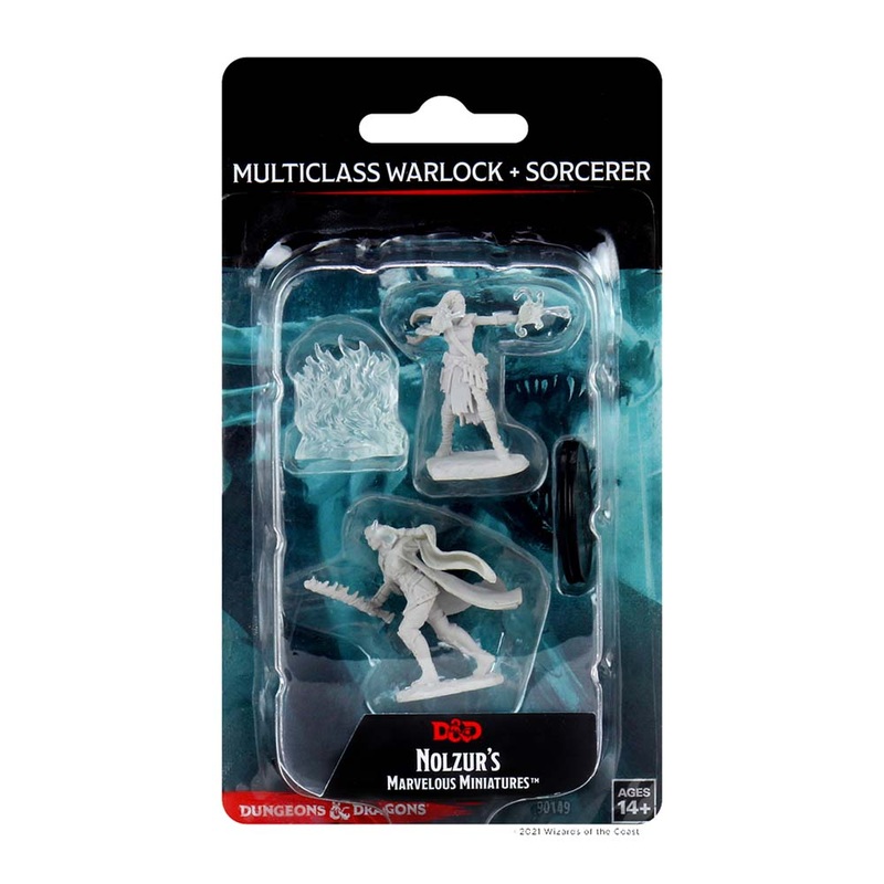 WizKids 90149 D&D Nolzurs Marvelous Miniatures Minis: Multiclass Warlock + Sorcerer